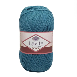 Пряжа LaVita Yarn Gonca (Гонка) №5801 петрольний, акрил, нитки для в&rsquo;язання 5801 фото