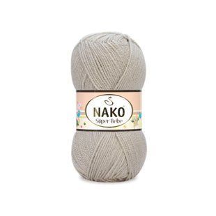 Пряжа Nako Super Bebe №1199 беж (акрил) 50 г, 180 м 1199 фото