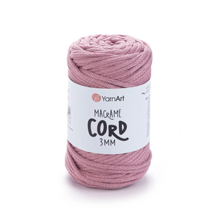 Пряжа Yarnart Macrame Cord 3 мм №792 фрез, нитки для в'язання макраме 792 фото