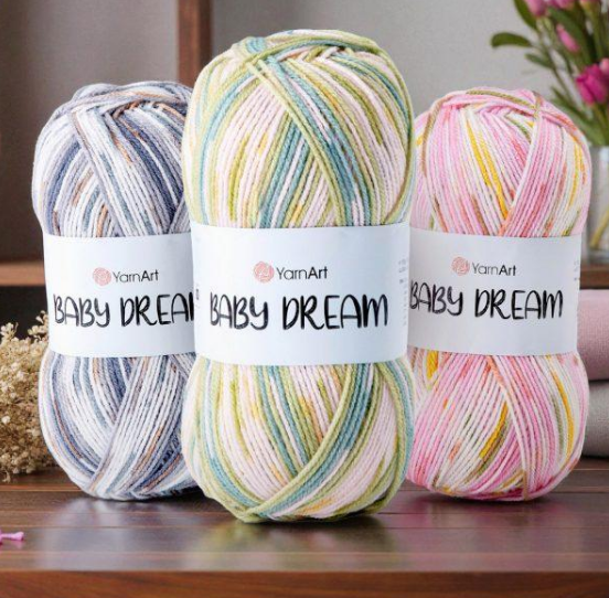 Пряжа Yarnart Baby Dream №5247 (100% акрил, дитяча пряжа) 100 г, 300 м 5247 фото