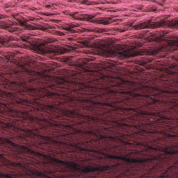 Пряжа YarnArt Macrame Rope 3 мм №781 бордовий, шнур для плетіння макраме 781 фото