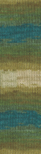 Пряжа Alize Burcum Batik (Буркум Батік) №4684, акрил, нитки для в'язання 4684 фото