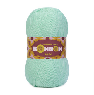 Пряжа Nako Bonbon Kristal №98329 ментол (акрил) 100 г, 475 м 98329 фото