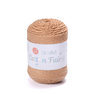 Пряжа YarnArt Cotton Fair 8/4 №5517 светло-коричневый (хлопковая) 50 г, 160 м 5517 фото