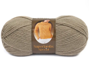 Пряжа Nako Superlambs Special №10439 пісочний (напіввовна) 100 г, 200 м 10439 фото