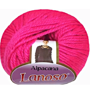 Пряжа Lanoso ALPACANA № 3029 рожевий, пряжа вовна, альпака з акрилом, для ручного в'язання спицями та гачком 3029 фото