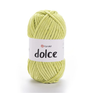 Пряжа Yarnart Dolce №799 оливковий - плюшева, велюр для в'язання спицями і гачком 799 фото
