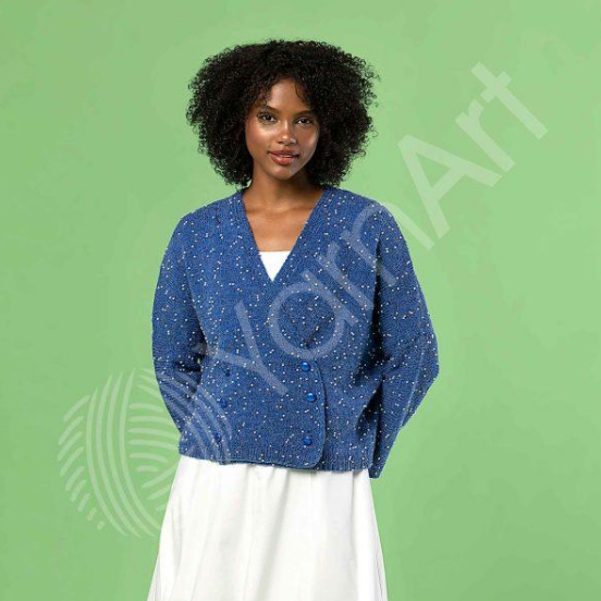 Пряжа YarnArt Alpaca Gold Beaded № 3601 молочный (альпака с декоративными бусинами) 50 г, 140 м 3601 фото