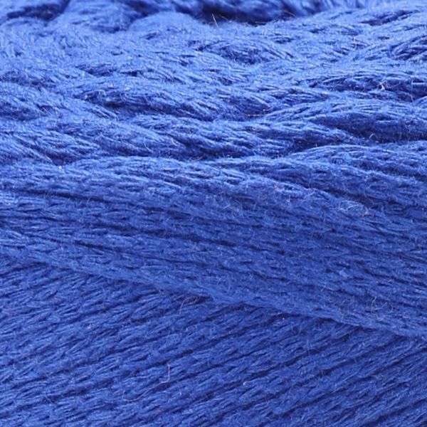 Пряжа YarnArt Macrame Cotton №772 электрик, полухлопковые нитки для вязания сумок и макраме 772 фото