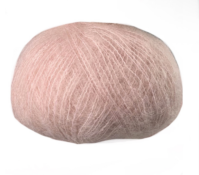 Пряжа Avanti Yarn Alpaca Lux №673 пудрово-рожевий, пряжа напіввовняна, для в'язання гачком и спицями 673 фото