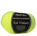 Пряжа AVANTI YARN KID MOHAIR №100 неоновый желтый, пряжа-мохер полушерсть, для вязания крючком и спицами 100 фото 1