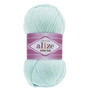Пряжа Alize Cotton Gold (Котон Голд) №514 крижаний, бавовна, нитки для в'язання 514 фото