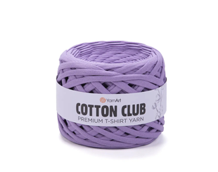 Пряжа YarnArt Cotton Club (Коттон Клаб) №7353 гліцинія, трикотажна, нитки для в&rsquo;язання 7353 фото