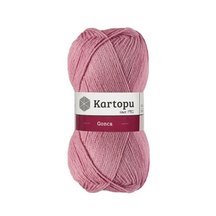 Пряжа Kartopu Gonca (Гонка) №1763 суха роза, 100% акрил нитки для в'язання 1763 фото