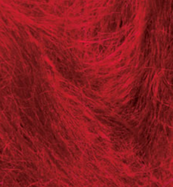 Пряжа Alize Mohair Classic NEW (Мохер Класік) №56 червоний, мохер, нитки для в&rsquo;язання 56 фото