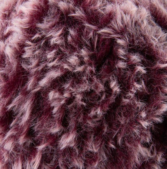 Пряжа YarnArt Nifty Fur №8420 бордо с белым (фантазийнная пряжа, имитация меха) 80 м, 100 г 8420 фото