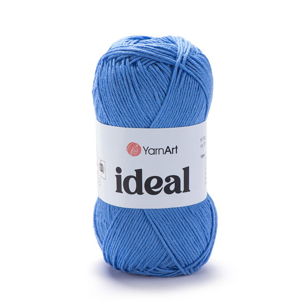 Пряжа YarnArt Ideal №239 блакитний, бавовна нитки для в'язання спицями та гачком 239 фото Пряжа YarnArt Ideal №239 блакитний, бавовна нитки для в'язання спицями та гачком 239 фото