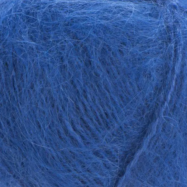 Пряжа YarnArt Mohair Trendy №140 темно-блакитний, мохер, нитки для в'язання спицями і гачком 140 фото