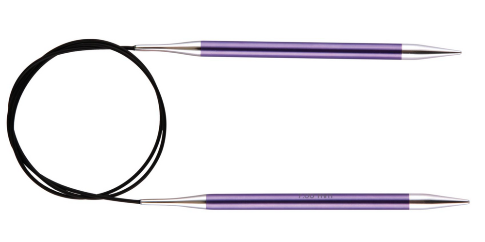 Спицы круговые Zing KnitPro 120 см №3.75 мм алюминиевые 47188 фото