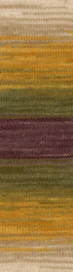 Пряжа Alize Burcum Batik (Буркум Батік) №5850, акрил, нитки для в'язання 5850 фото