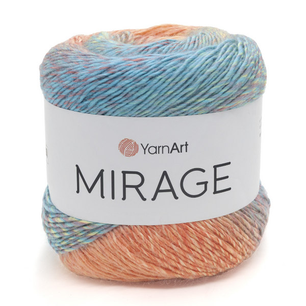 Пряжа YarnArt Mirage №5315 напіввовняна, секційного фарбування, нитки для в'язання спицями та гачком 5315 фото Пряжа YarnArt Mirage №5315 напіввовняна, секційного фарбування, нитки для в'язання спицями та гачком 5315 фото