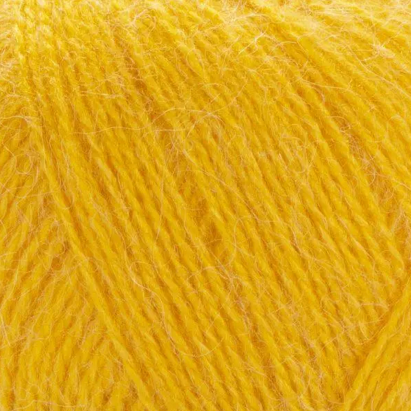 Пряжа YarnArt Angora Star №3006 жовтий - напіввовняна для в'язання спицями і гачком 3006 фото