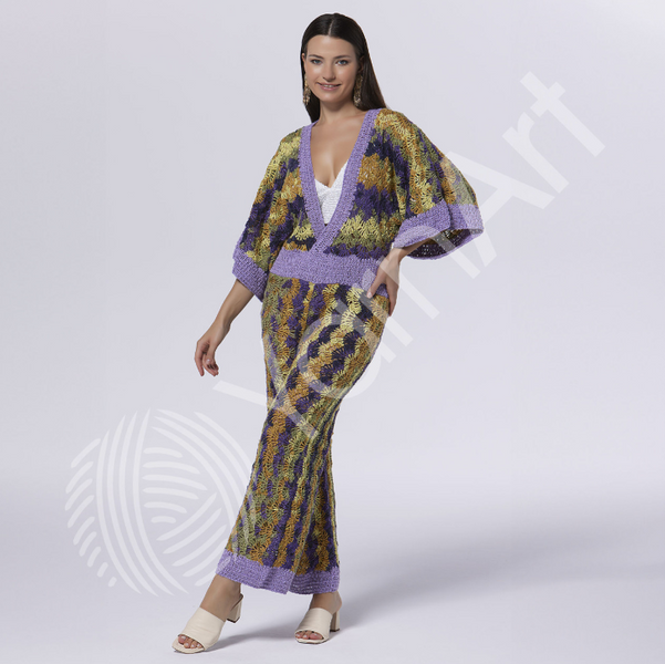 Пряжа YarnArt Linen Soft №7301, бавовна, віскоза з льоном, нитки для вʼязання спицями та гачком 7301 фото