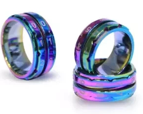 Лічильник рядів-кільце для в'язання Розмір 10 (19.8 mm) REINBOW ROW CUNTERS (фурнітура для в'язання) 10434 фото