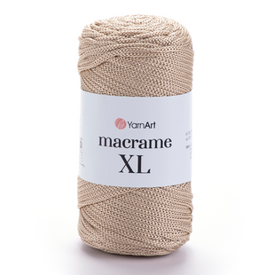 Пряжа YarnArt Macrame XL №166 бежевий, нитки для в'язання макраме 166 фото