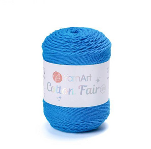 Пряжа YarnArt Cotton Fair 8/4 №5574 синий (хлопковая) 50 г, 160 м 5574 фото