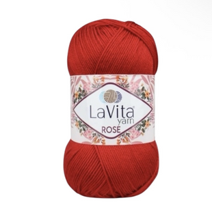Пряжа LaVita Rose №3021 червоний (акрил) 100 г, 350 м 3021 фото