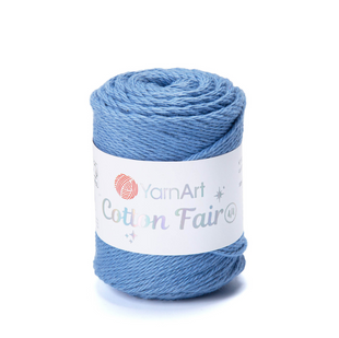 Пряжа YarnArt Cotton Fair 4/4 №5583 джинс (бавовняна) 50 г, 80 м 5583 фото