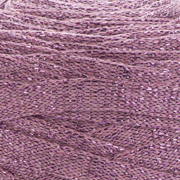 Пряжа YarnArt Ribbon Lurex №743 рожевий, з люрексом для в'язання спицями та гачком 743 фото