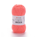 Пряжа YarnArt Flowers Unicolor №736 неоново-кораловий, бавовна нитки для в'язання спицями та гачком 736 фото 1