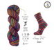 Пряжа Gazzal Happy Feet № 3241, 330м/100гр, 75% Superwash вовна мериноса, для ручного в'язання спицями та гачком 3241 фото 1