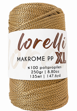 Пряжа Lorelli Makrome PP XL (полипропилен) 250г, 135 м