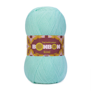 Пряжа Nako Bonbon Kristal №98203 ментол (акрил) 100 г, 475 м 98203 фото