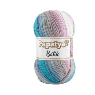 Пряжа Papatya Batik (Папатя Батiк) №55440, акрилова нитки для в'язання спицями і гачком 55440 фото