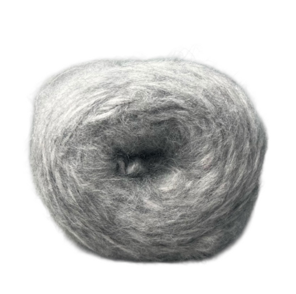 Пряжа Avanti Yarn FLUFFY ALPACA №013 світло-сірий, напіввовняна, для ручного в'язання спицями та гачком 013 фото