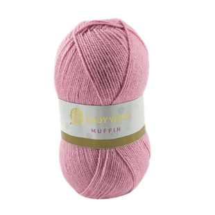 Пряжа Lady Yarn Muffin №029 рожевий (акрил) 100 г, 300 м 029 фото