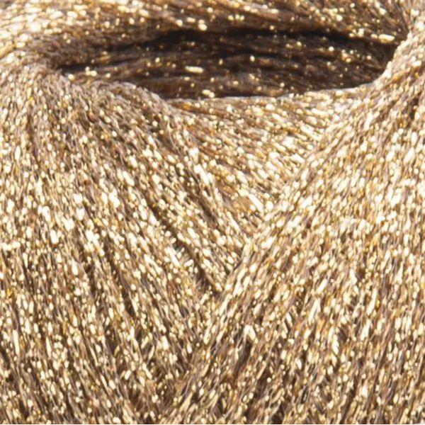 Пряжа YarnArt Sparkle №1309 золотий, з люрексом нитки для в'язання спицями і гачком 1309 фото