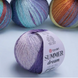 Пряжа Yarnart Summer Dream №4303, хлопок с вискозой секционного окрашивания нитки для вязания спицами и крючком 4303 фото 3
