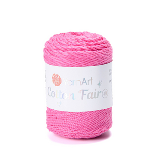 Пряжа YarnArt Cotton Fair 4/4 №5539 розовый (хлопковая) 50 г, 80 м 5539 фото