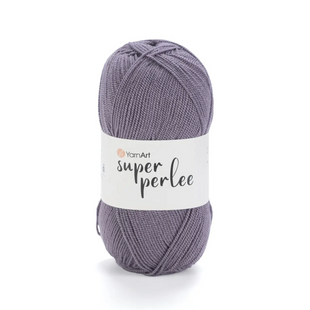 Пряжа YarnArt Super Perlee №852 сливовий, акрилова нитки для в'язання спицями та гачком 852 фото