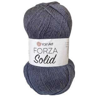 Пряжа YarnArt Forza Solid №4615 джинс, напіввовна, нитки для в'язання 4615 фото