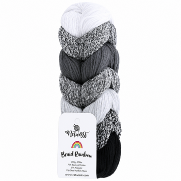 Пряжа Retwisst Braid Rainbow (бавовна, поліестер) 250г, 250м