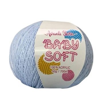 Пряжа Avanti Yarn Baby Soft (акрил) 50г, 700м