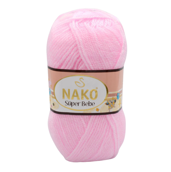 Пряжа Nako Super Bebe №23069 блідо-рожевий (акрил) 50 г, 180 м 23069 фото Пряжа Nako Super Bebe №23069 блідо-рожевий (акрил) 50 г, 180 м 23069 фото