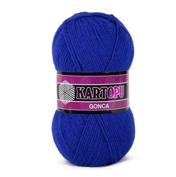 Пряжа Kartopu Gonca (Гонка) №624 електрик, 100% акрил нитки для в'язання 624 фото Пряжа Kartopu Gonca (Гонка) №624 електрик, 100% акрил нитки для в'язання 624 фото