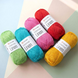 Пряжа YarnArt Intense Linen №4116 жовтий меланж, віскоза з льоном, для ручного в'язання спицями та гачком 4116 фото 3